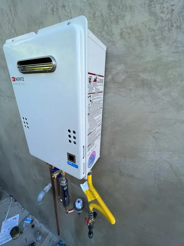 Tankless water heater installation for Bedford Estates homes