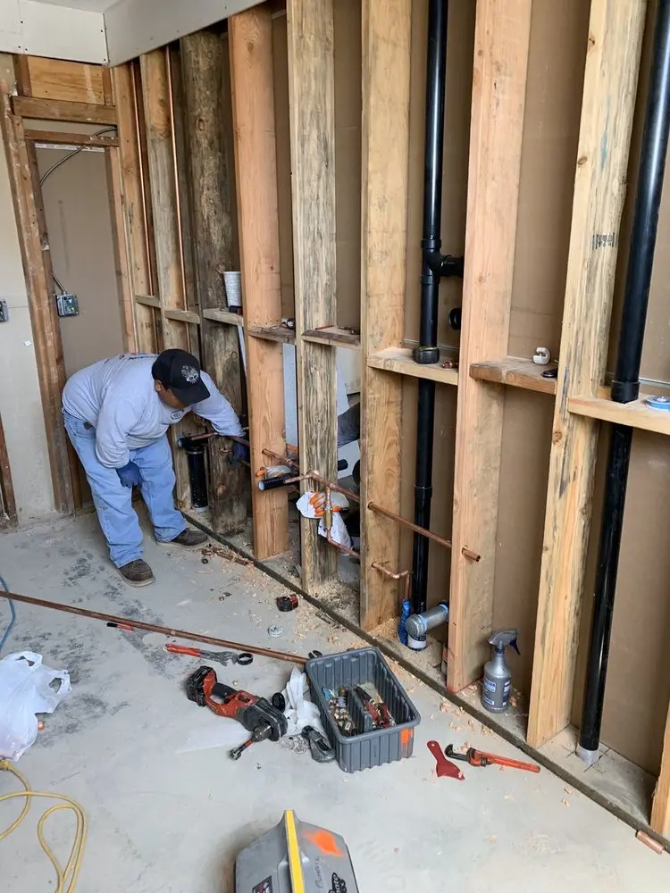 Commercial rough-in plumbing for Gas Line Repair in Bedford Estates